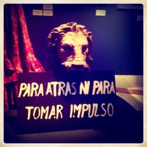 Decorado de Ay Carmela en muestra de los Goya en Sevilla