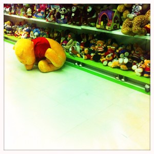 El oso que quiso salirse del estante